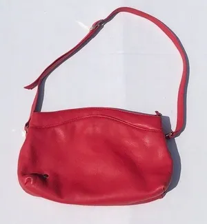 Borelli Genuine Leather Red‎ Bag Red thumbnail 1