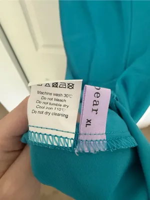 Cheibear Blue Green Teal Satin Midi Nightgown Sleep Dress Pajamas Size XL thumbnail 6
