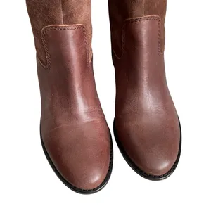 Lucky Brand Komah Brown Over-the-Knee Women's Healed Boots Size 7 Leather Lace thumbnail 8