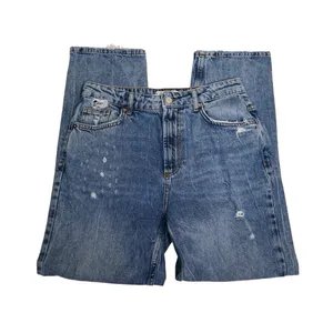 We the Free Women's 28 Distressed Straight Leg High-Rise Ankle Jean thumbnail 4