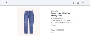 Abercrombie Skinny Jeans thumbnail 3