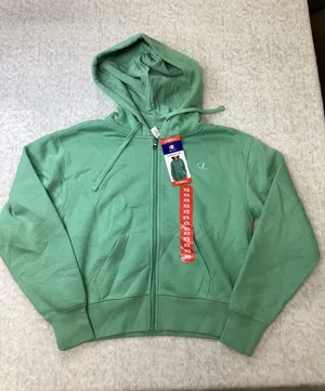 Champion Women‎ XS Mint Green Fleece Full Zip Hoodie Sweatshirt CPW254JK03 NWT thumbnail 1