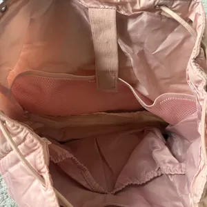 Blogilates Mini Backpack Pink NWOT Pillow Soft Bungee 7 Pocket Target thumbnail 6