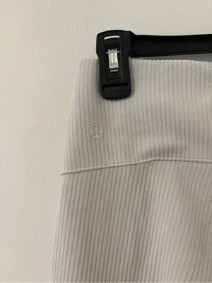 Lululemon Brushed Softstreme Ribbed Zip Flare Pants Size 6 thumbnail 5