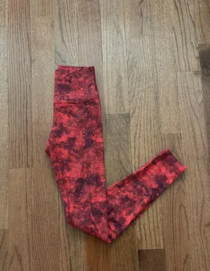 Lululemon Align Pant 28" *Lunar New Year Intricate Oasis Love Red Multi size 4 thumbnail 5