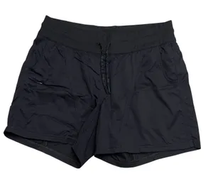 The North Face Shorts Womens L‎ Black Nylon Elastic Waist 8 Inseam Hiking Gym thumbnail 1