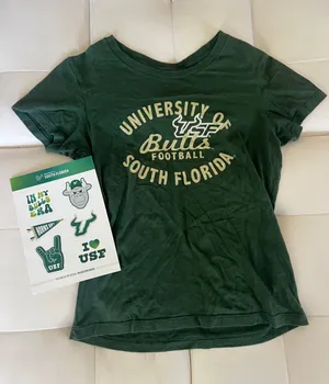 University of South Florida Green Short Sleeve Football Tee thumbnail 1