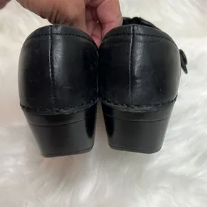 Dansko Heeled‎ Clogs Leather Black EU37 B47 thumbnail 7