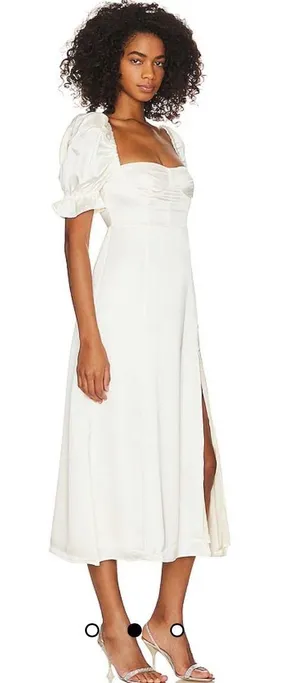 We Wore What White Silk Dress 10 thumbnail 1