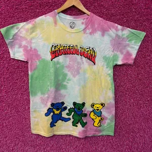 Grateful Dead Dancing Bears Tiedye Tshirt M/L thumbnail 1