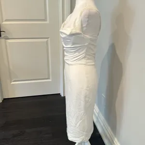 House of CB White Corset Top Flowy Bottom Maxi Dress thumbnail 2