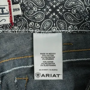 Ariat Jeans‎ Women's 28S Blue Real Denim Mid Rise Boot Western Rodeo Stretch thumbnail 9
