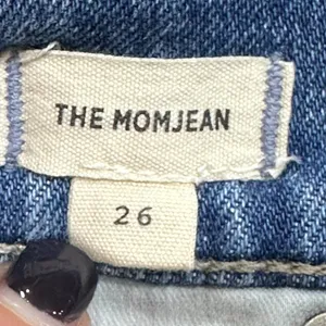 Madewell‎ The MomJean Denim Tapered Leg Jeans Leacrest Wash High Waist Size 26 thumbnail 7