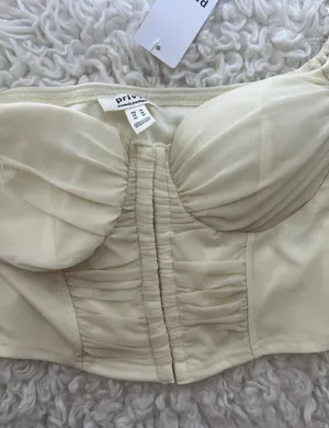 Beige Crop Top  thumbnail 4