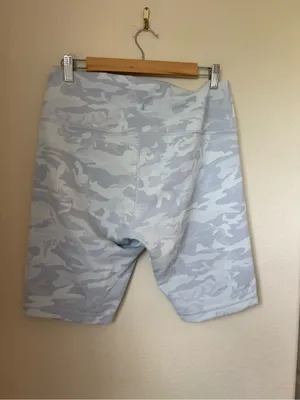Lululemon Wunder Under Short 10" Ribbed Incognito Camo Jacquard Alpine Size 14 thumbnail 3
