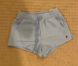 Light Blue Women’s Casual Drawstring Shorts - by PINK thumbnail 1