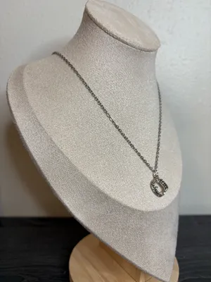 Handmade Silver Vampire Teeth Necklace  thumbnail 3