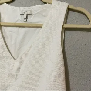 Joie Cream Sleeveless Fit & Flare Mini Dress Womens S Bridal Winter White Preppy thumbnail 7