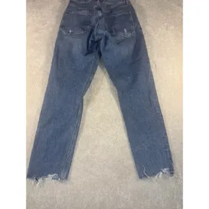 agolde feel‎ good jamie jeans button raw hem distressed 26 thumbnail 9