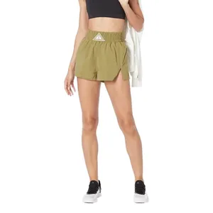 Free People Movement Next Round Shorts - Olive Green thumbnail 2