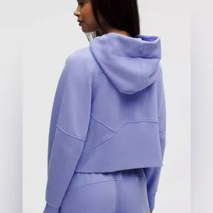 Lululemon NWT Scuba Oversized Half Zip Hoodie Jacket Dusty Lilac Size XL XXL thumbnail 2