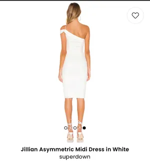 Jillian Asymmetric Midi Dress • Size XS thumbnail 3