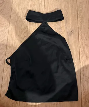 Satin Halter Top shein thumbnail 1