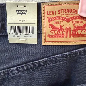 NWT Levi's 94 Baggy Wide Leg Jeans Women's Over Exposure Mid Rise- 29 x 31"‎ thumbnail 5