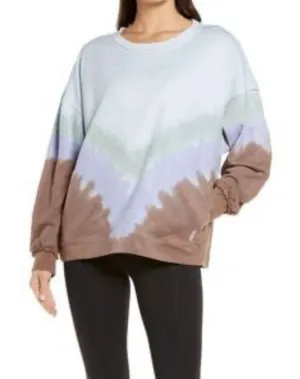 Free People Movement Camden Sweatshirt Tie-Dye Crewneck Small thumbnail 1