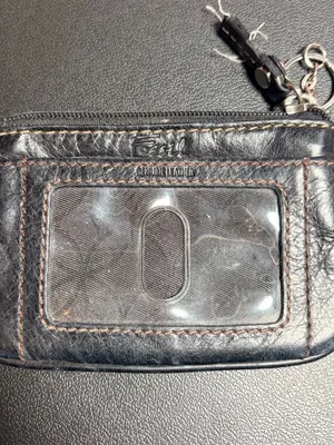 Fossil zip coin purse, vintage thumbnail 2