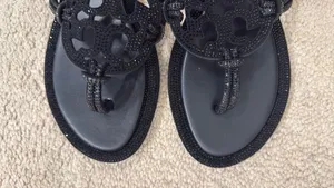Tory Burch Sandals Miller Embellished Black thumbnail 12