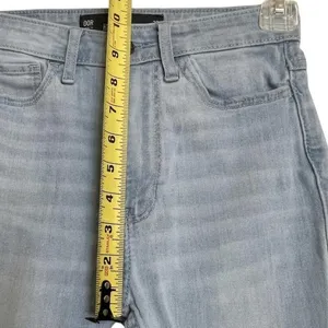 Hollister Jeans Women's 23 Blue Ultra High Rise Skinny Distressed Stretch Denim thumbnail 8