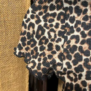 American Eagle Outfitters Black and Tan Flutter Sleeve Mini Dress thumbnail 3