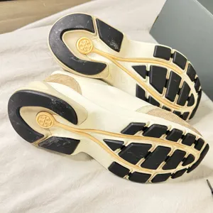 Tory Burch Good Luck Trainer White/New Ivory/Cerbiatto Sneakers Women US 9.5 thumbnail 5