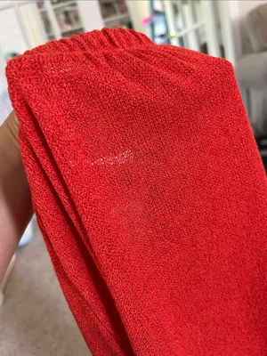 Zara red wide leg pants. S-M thumbnail 5