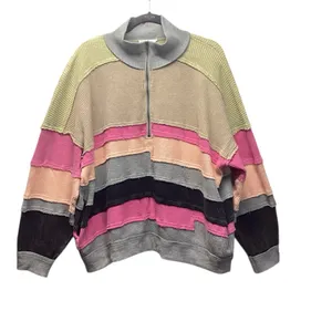 Oli & Hali colorblock thermal knit Sage combo Size Large thumbnail 2