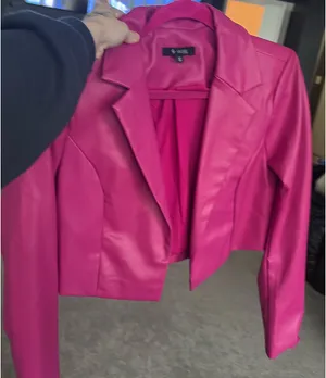 Pink Cropped Blazer thumbnail 4