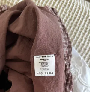 Brown Skirt Brandy Melville Plaid thumbnail 3