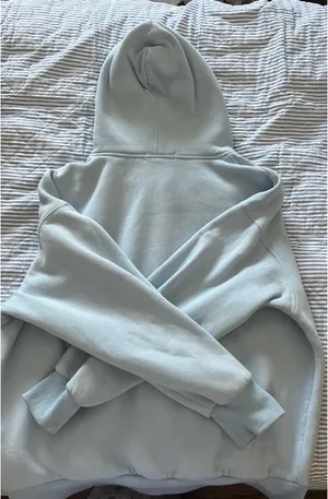 Light Blue Amazon Hoodie Plain thumbnail 3