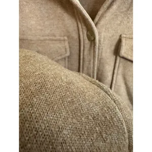 J.Crew tan wool shirt jacket size xs thumbnail 4
