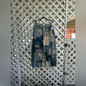 Free people Illusions Printed Relaxed Jeans thumbnail 6