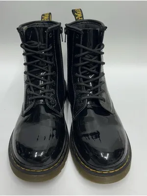 Dr. Martens 1460 Bex Smooth Black Leather Lace Up Boots Womens Size 6 / Mens 5 thumbnail 3