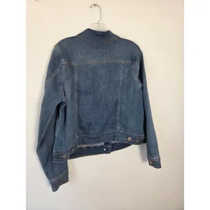 Torrid Classic Denim Trucker Jean Jacket Medium Wash 90s Country Grunge Rodeo 0L thumbnail 7