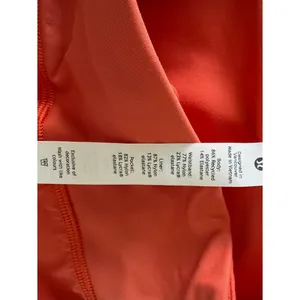 Lululemon Pace Rival Skirt Tall Size 0 Orange Red 15" Tennis Golf Running Skort thumbnail 5