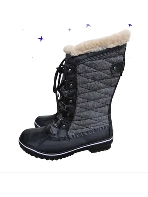 Jambu Womens Chilly Tall Boot Size 7 M Black Waterproof Cold Winter Warm Rain thumbnail 3