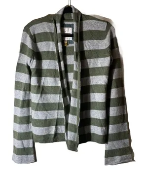 American Eagle Striped Cardigan‎ Sweater thumbnail 1