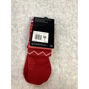 Nike Elite Basketball Crew Sock Holiday Fair Isle DriFIT SX7866-687 w10-13 m8-12 thumbnail 2