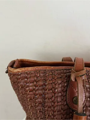 Patricia Nash Viotti Tote Woven Leather thumbnail 10