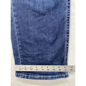 Shyanne‎ Jeans Women's 39 Medium Wash Blue Embroidered Pockets boot cut thumbnail 6