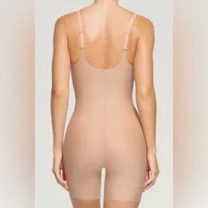 NWOT Skims Body Unlined Plunge Mid Thigh Bodysuit Clay small thumbnail 2